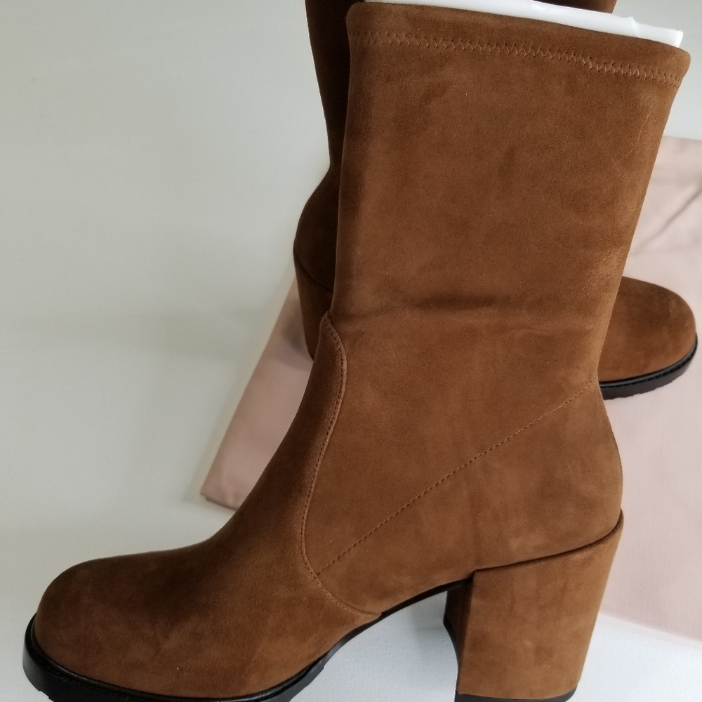 NIB Stuart Weitzman Dalenna Suede Boot - Picture 5 of 14